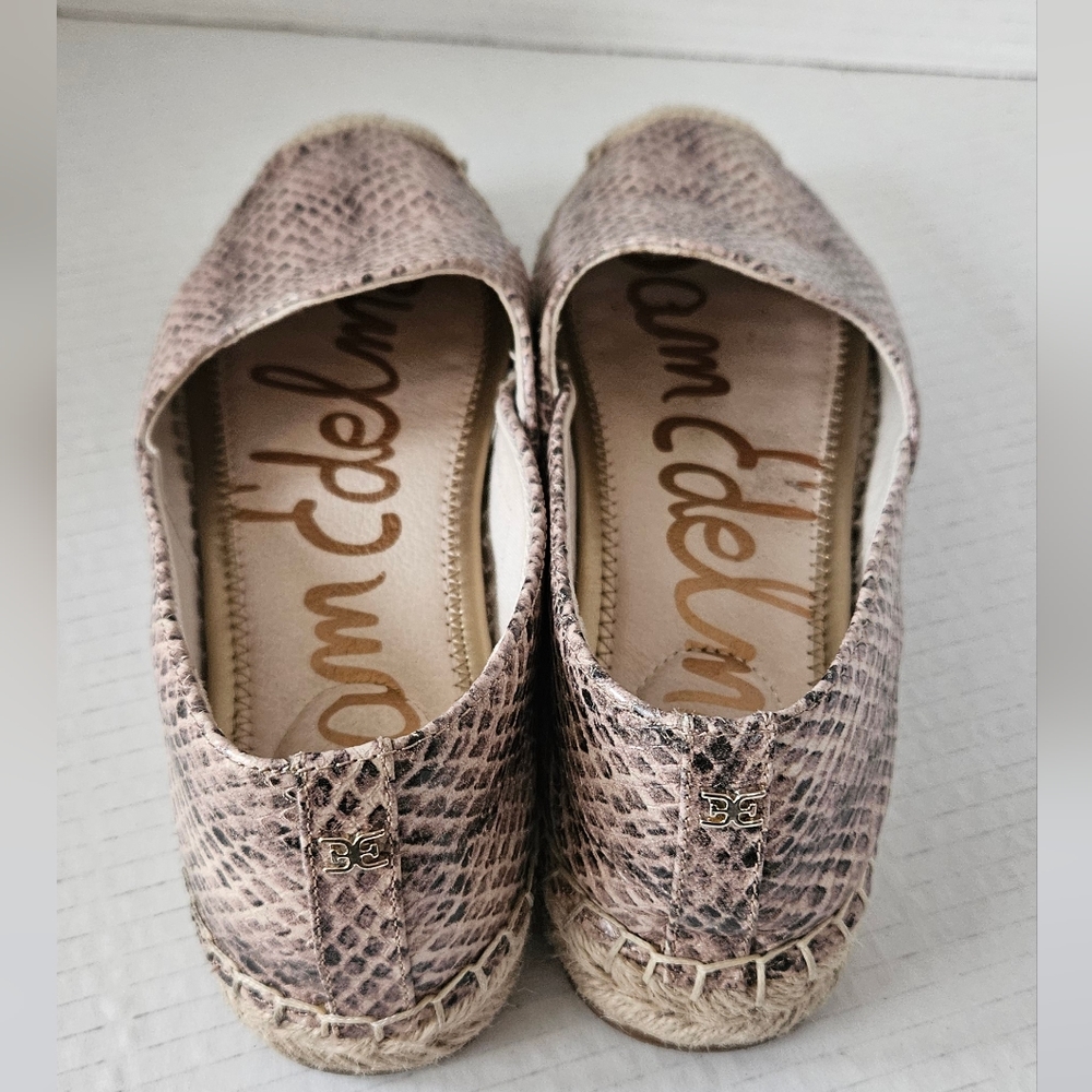 Sam Edelman snake skin pattern espadrilles size 6.5‎ - Picture 2 of 8